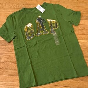 💕3 for $15💕 GAP Kids Forest Green Adventure Tee